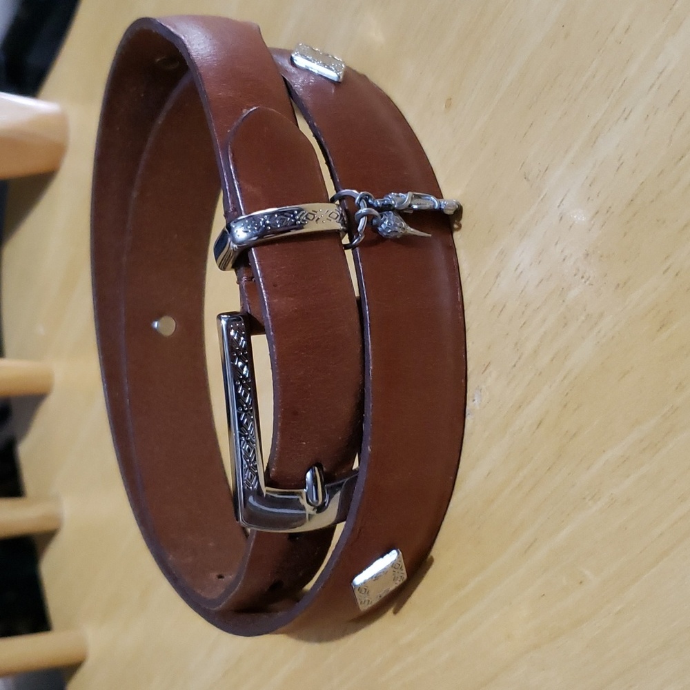 Genuine Leather Womens Size Small Belt Golf Charm